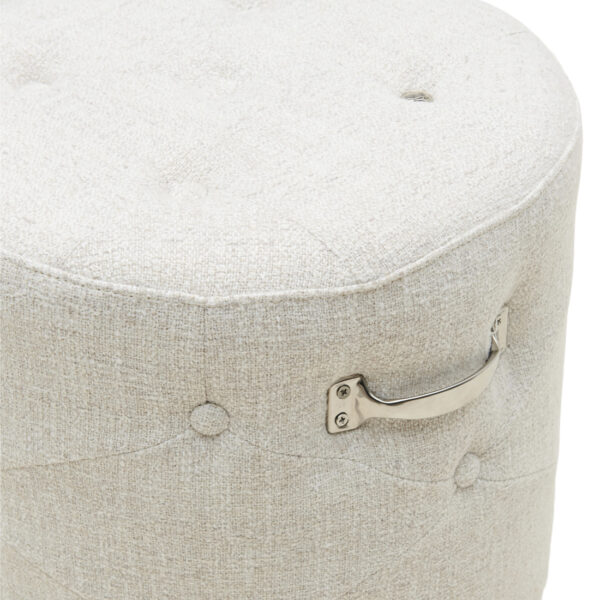 30402001_3 Bowery Footstool Antique White, Fußhocker – Bild 3