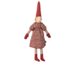 Pixy Weihnachtswichtel Mädchen Rotes Kleid 31cm size 2, Adventsdeko
