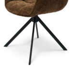 Carnaby DAC Turn Leg Umber Brown, Esszimmerstuhl drehbar – Bild 4