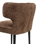 Antibes DAC Metal Leg Umber Brown braun, Esszimmerstuhl – Bild 6