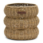 Rustic Rattan Menaggio Basket Set of 3, Set Aufbewahrungskörbe – Bild 5