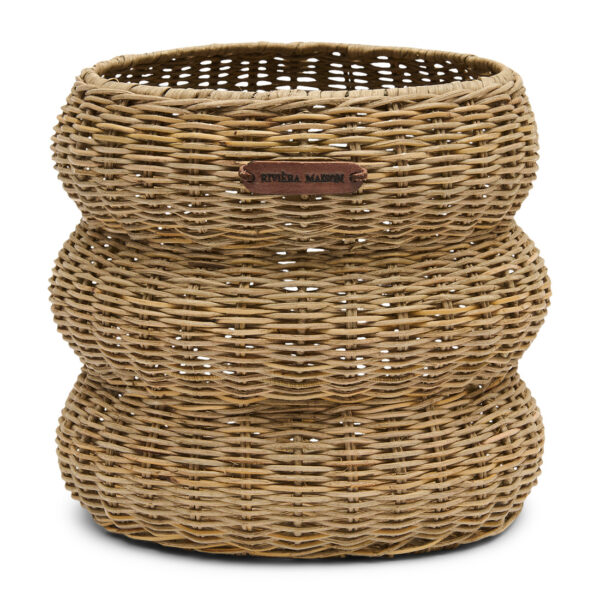 Rustic Rattan Menaggio Basket Set of 3, Set Aufbewahrungskörbe – Bild 5