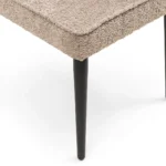 Antibes DAC Metal Leg Soft Walnut beige, Esszimmerstuhl – Bild 5