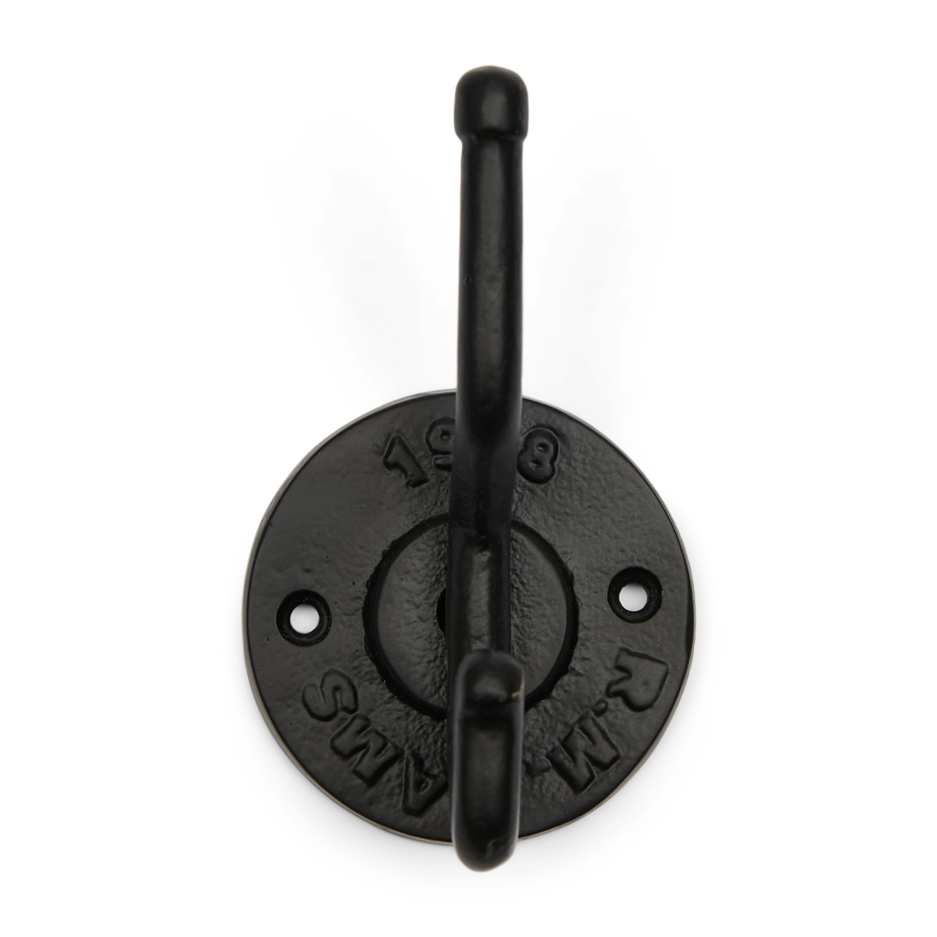 504560 RM 48 Urban Black Hook schwarz, Wandhaken – Bild 1