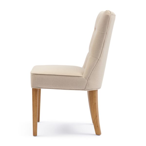 Balmoral Dining Chair mohair latte, Esszimmerstuhl – Bild 2