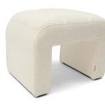 Brera Stool peluche bouclé, simply white, Hocker – Bild 3