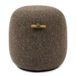 Aspen Footstool lush brown small, Fußhocker braun klein