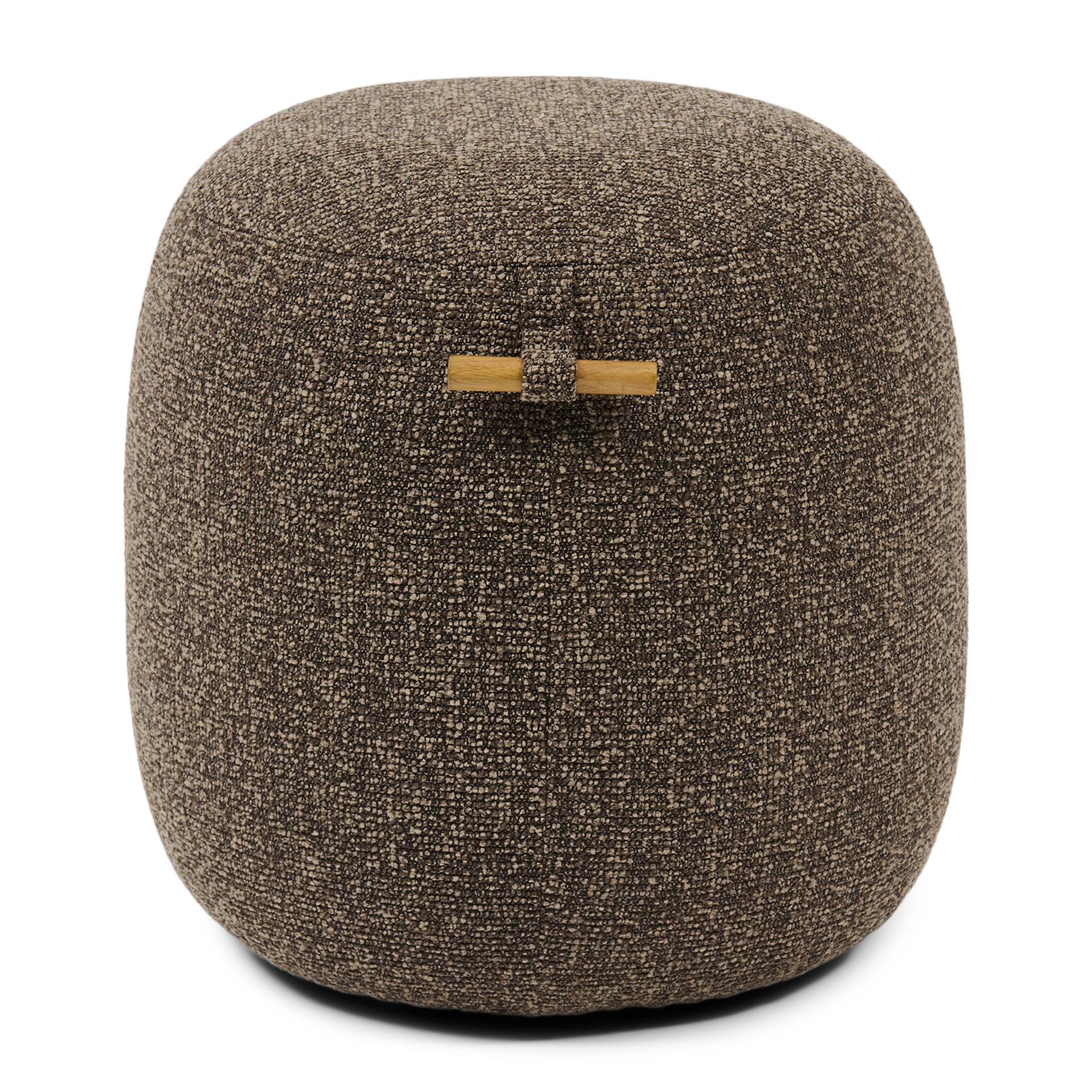 32601002 Aspen Footstool lush brown small, Fußhocker braun klein – Bild 1