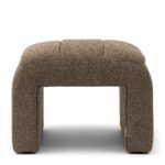 Brera Stool peluche bouclé classic brown, Hocker