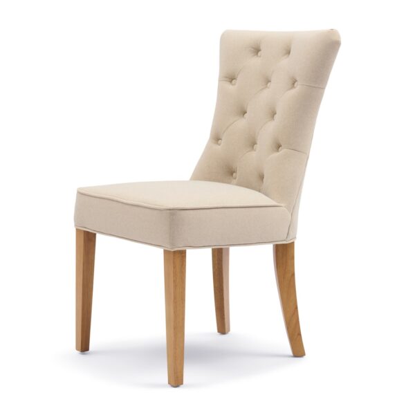 Balmoral Dining Chair mohair latte, Esszimmerstuhl – Bild 3