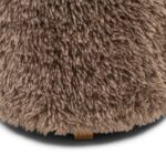 Bowery Footstool Poodle Weave Raccoon taupe, Fußhocker – Bild 3