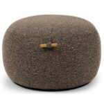 Aspen Footstool lush brown, Fußhocker braun