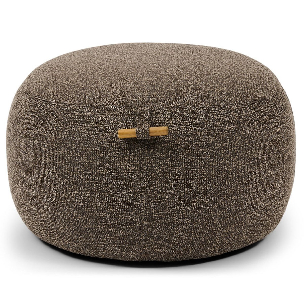Riviera-Maison-Hocker-Aspen-Footstool-Lush-Brown.2138853a Aspen Footstool lush brown, Fußhocker braun – Bild 1