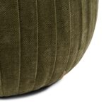 Paris Footstool, Vintage Jaquard Oregon Green, Fußhocker grün – Bild 4