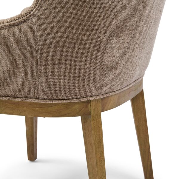 Whistler Dining Armchair, Montmartre Weave Warm Mushroom, Esszimmerstuhl – Bild 2