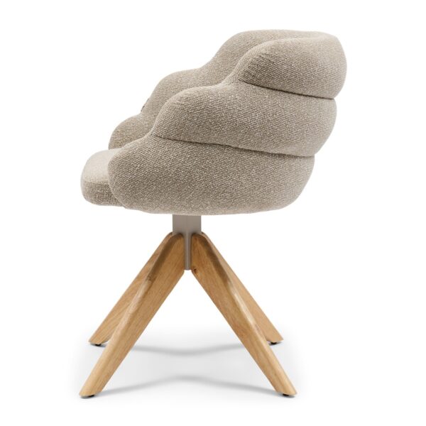 Burlington Swivel Dining Armchair, Mountain Weave, Dune Sand, Esszimmerstuhl – Bild 5