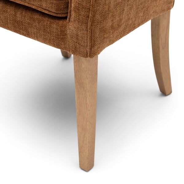 La Scala Dinning Armchair Montmartre Weave Maroon Brown, Esszimmerstuhl – Bild 3