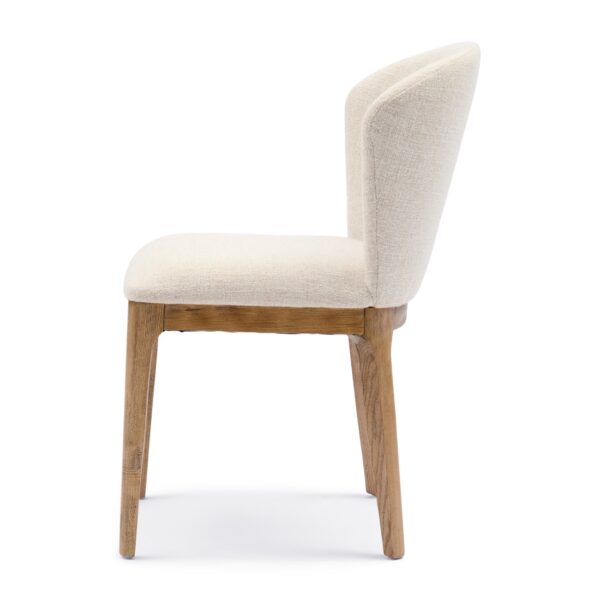 Savoy Dining Chair, Rich Tweed Antique White, Esszimmerstuhl – Bild 7