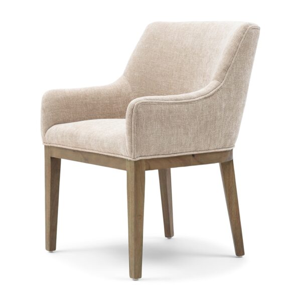 Whistler Dining Armchair, Montmartre Weave Natural Linen, Esszimmerstuhl – Bild 4