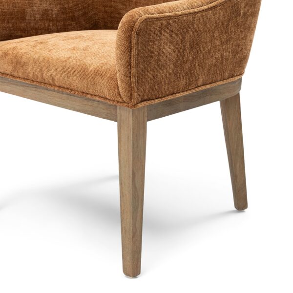Whistler Dinning Armchair Montmartre Weave Maroon Brown, Esszimmerstuhl – Bild 4