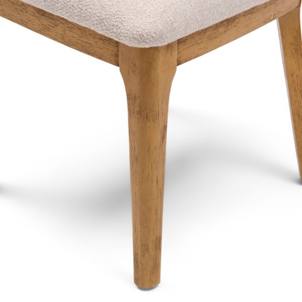 Savoy Dining Chair, Rich Tweed, Warm Beige, Esszimmerstuhl – Bild 4