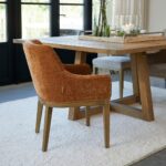 Whistler Dinning Armchair Montmartre Weave Maroon Brown, Esszimmerstuhl â Bild 2
