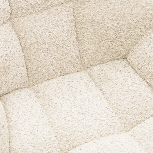 Carnaby Dining Armchair Turning Leg, manhattan weave, ivory white Esszimmerstuhl drehbar – Bild 7