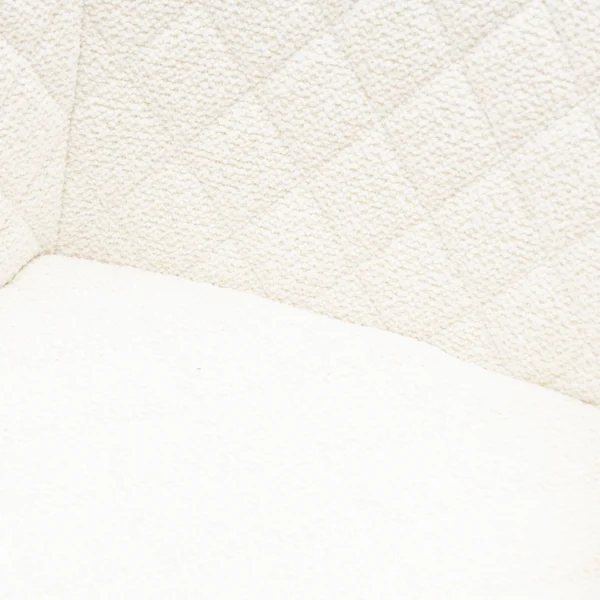 Frisco Drive Dining Armchair, peluche bouclé, simply white Esszimmerstuhl – Bild 5