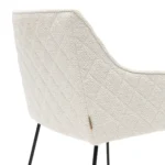 Frisco Drive Dining Armchair, peluche bouclé, simply white Esszimmerstuhl – Bild 6
