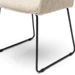Frisco Drive Dining Armchair, peluche bouclé, natural grey Esszimmerstuhl – Bild 4