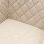 Frisco Drive Dining Armchair, peluche bouclé, natural grey Esszimmerstuhl – Bild 5
