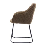 Frisco Drive Dining Armchair, peluche bouclé, classic brown, Esszimmerstuhl – Bild 3