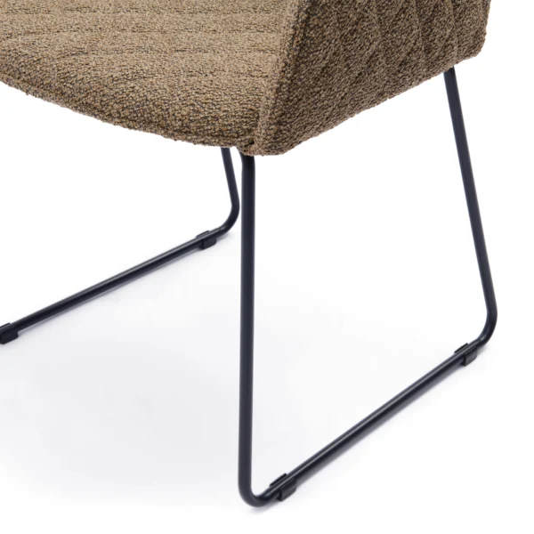 Frisco Drive Dining Armchair, peluche bouclé, classic brown, Esszimmerstuhl – Bild 4