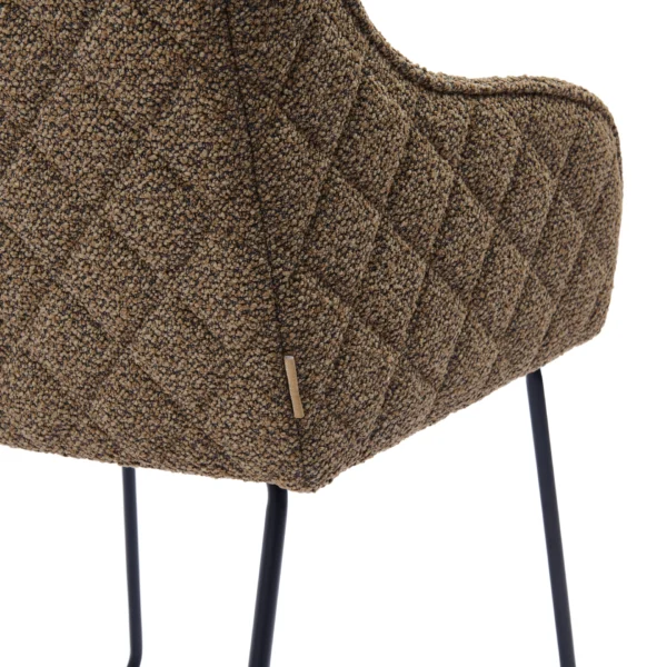 Frisco Drive Dining Armchair, peluche bouclé, classic brown, Esszimmerstuhl – Bild 6