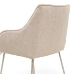 High Line Park Dining Armchair, chenille jacquard, glossy flax, Esszimmerstuhl – Bild 5