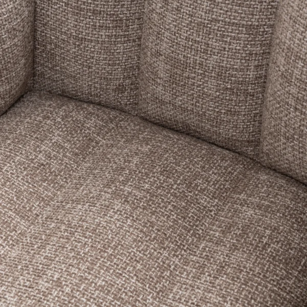 High Line Park Dining Armchair, chenille jacquard, bright taupe, Esszimmerstuhl – Bild 7