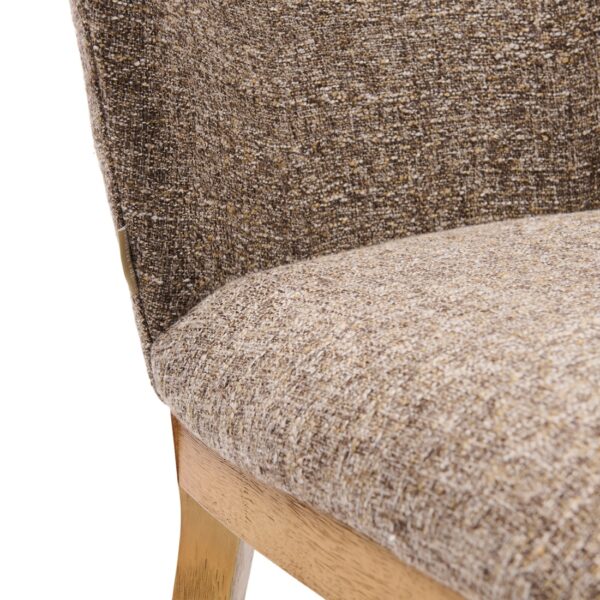 Savoy Dining Chair, Rich Tweed, Mochaccino Brown, Esszimmerstuhl – Bild 3