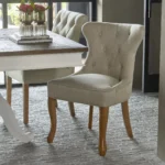 George Dining Chair, linen, flax, Esszimmerstuhl – Bild 3