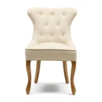 George Dining Chair, linen, flax, Esszimmerstuhl