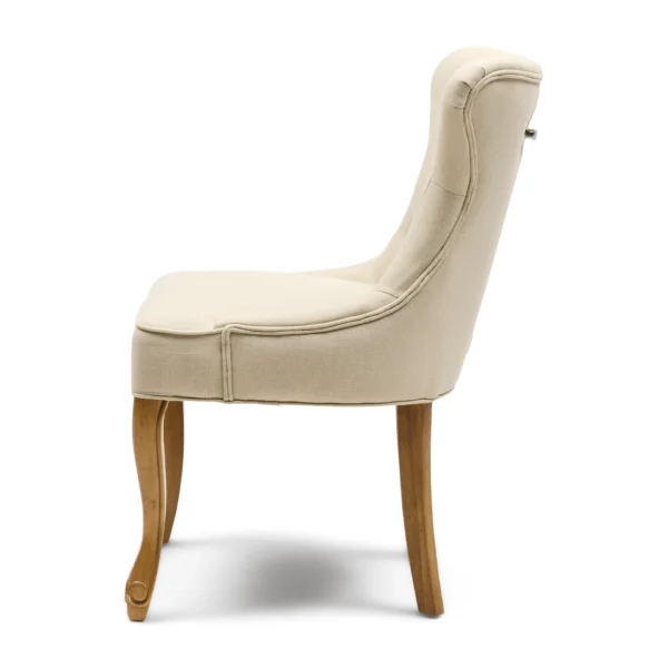George Dining Chair, linen, flax, Esszimmerstuhl – Bild 4