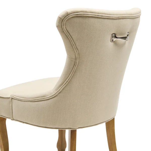George Dining Chair, linen, flax, Esszimmerstuhl – Bild 7
