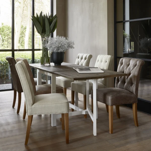 Hampton Classic Dining Chair, linen flax, Esszimmerstuhl – Bild 10