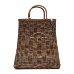 Rustic Rattan Umbrella Bag, Schirmständer