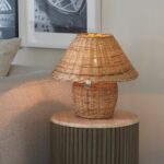 Rustic Rattan Ames Table Lamp, Tischleuchte â Bild 5