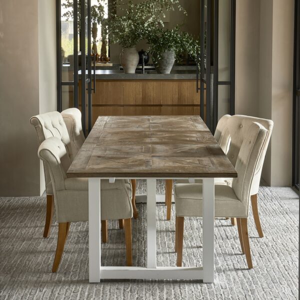 La Scala Dining Armchair, Linen Flax, Esszimmerstuhl – Bild 2