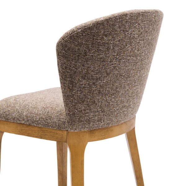 Savoy Dining Chair, Rich Tweed, Mochaccino Brown, Esszimmerstuhl – Bild 2