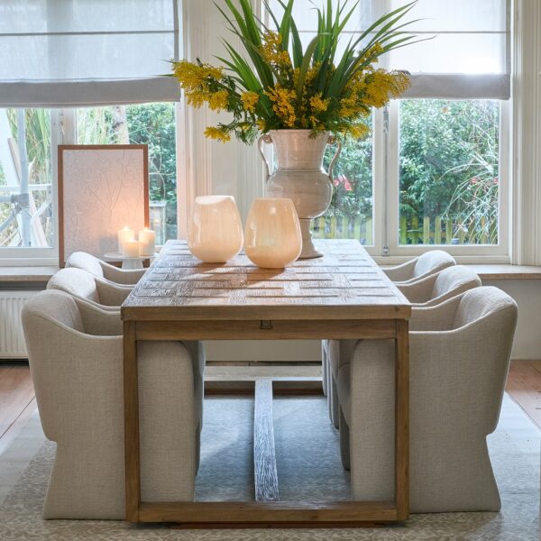 Napoli Dining Armchair Beige, Esszimmerstuhl Sessel – Bild 4