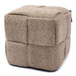 Qbic Stool 40x45, Manhattan Weave Soft Walnut, Fußhocker braun – Bild 7