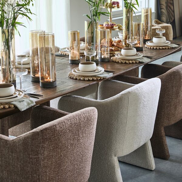 Napoli Dining Armchair Brown, Esszimmerstuhl Sessel – Bild 5
