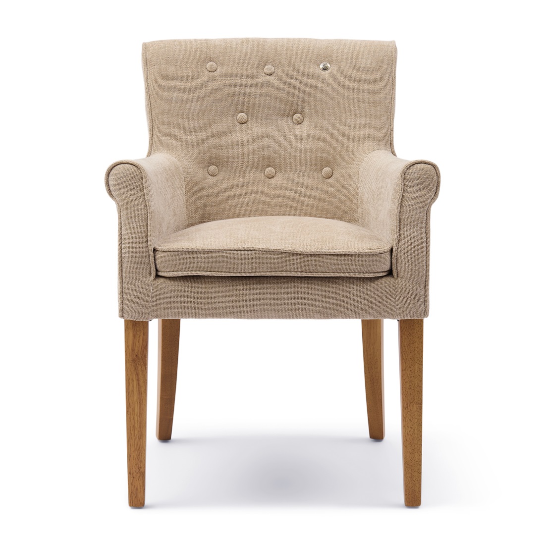 47C569C36D65B87E5F69081D9009CE92EBD2ED8E La Scala Dining Armchair, Montmartre Weave Natural Linen, Esszimmerstuhl â Bild 1